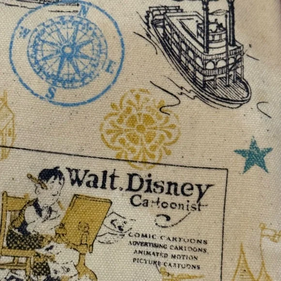 Disney Cream and Brown Mickey Print Crossbody Bag - Picture 13 of 16